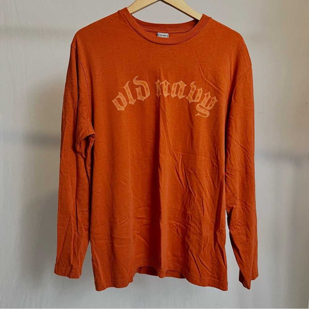 orange old navy long sleeve